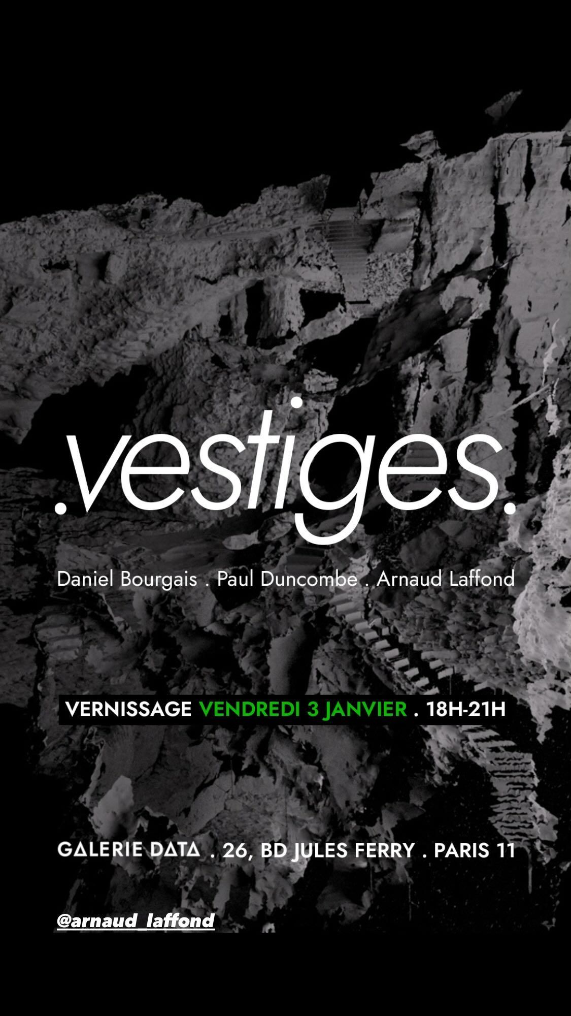 Vernissage Vestiges